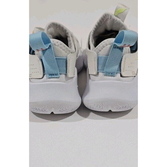 Nike flex runner toddler girl boy size 8c white blue - Picture 6 of 9